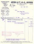 Kern Invoice from May 1917