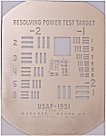 USAF Resolving power Test Target 1951